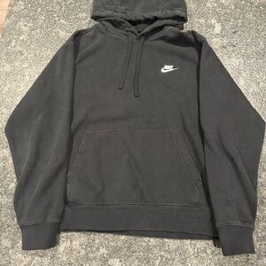 Men’s Large Black Nike Sportswear Club Fleece Hoodie